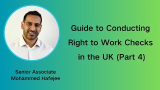Online Right to Work Checks for UK Employers