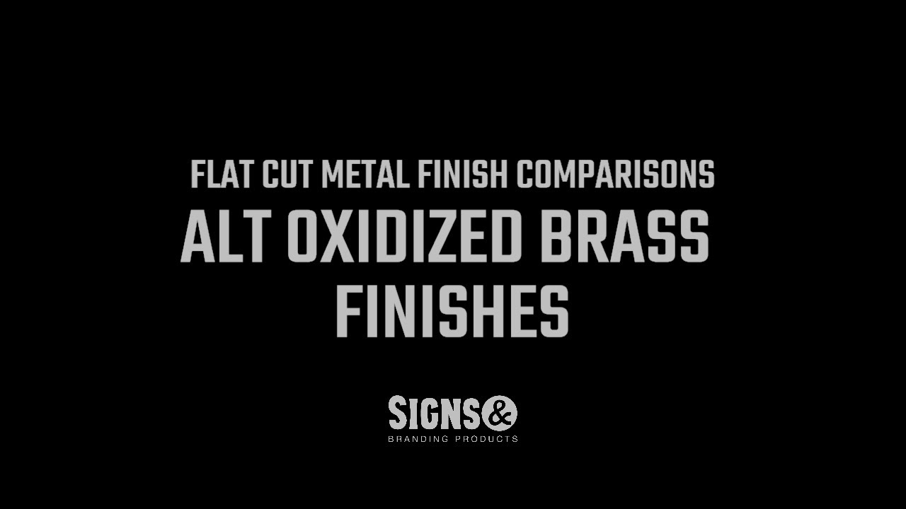 Finish Comparisons - Alt Oxidized Brass Finishes