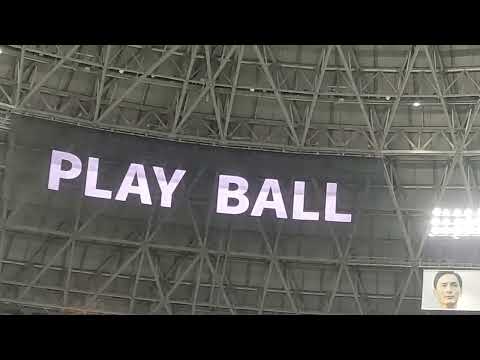 [プロ野球]阪神タイガース初回開始と近本光司選手の応援歌(日本シリーズ・ビジター・みずPay)　2025年10月25日