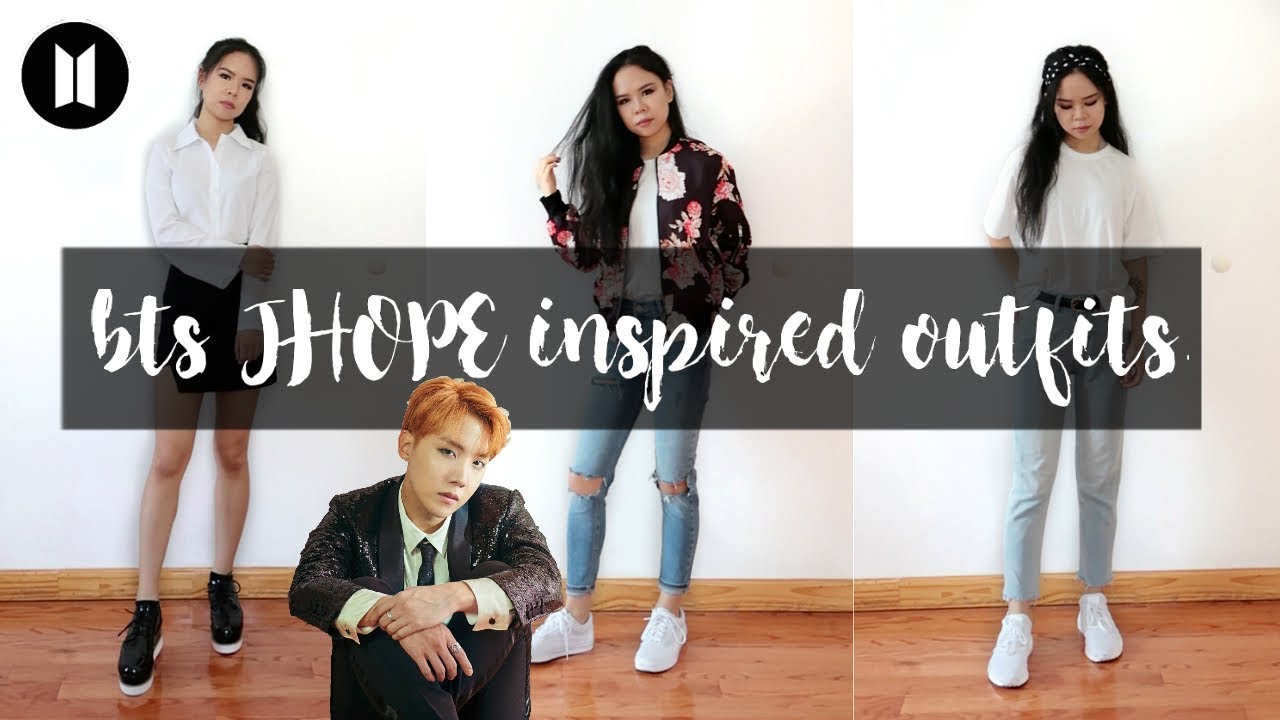 How to DRESS LIKE BTS - J-HOPE  jhope inspired outfits 