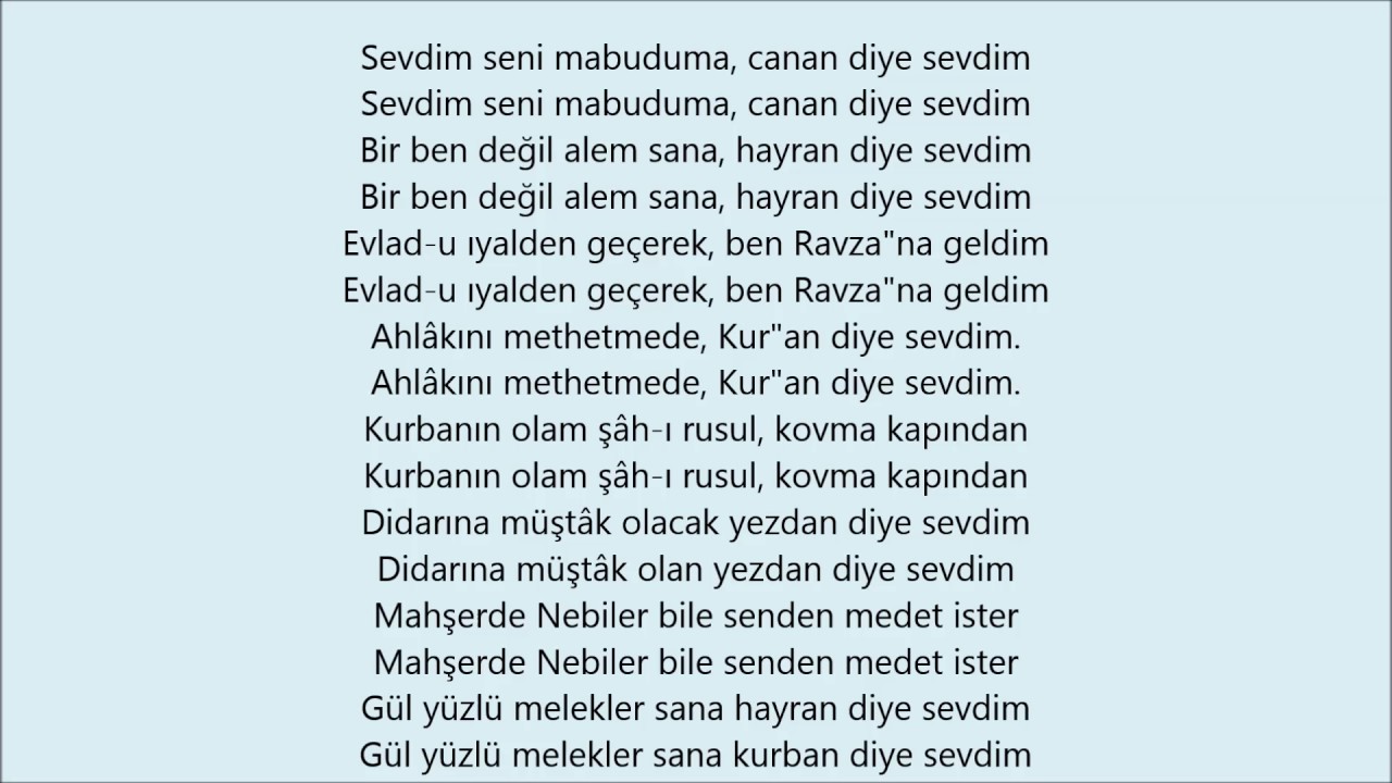 sevdim