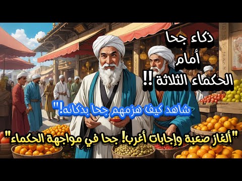 قصة ذكاء جحا في مواجهة الحكماء الثلاثة شاهد كيف هزمهم جحا بذكائه