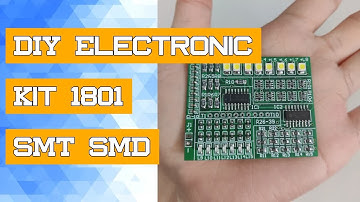 DIY Electronic Kit 1801 SMT SMD Component Soldering Project Practice FM Radio Kit FM Transmitter Boa
