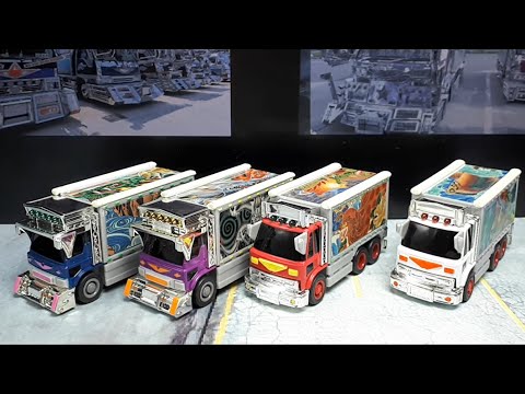 デコトラ、ミニカー 青島文化教材社 アオシマ 1/64 ミニデコNEXT No.07 竜王丸(四軸