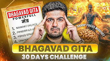 Train your mind for Victory - 30 Days Bhagavad Gita Challenge!