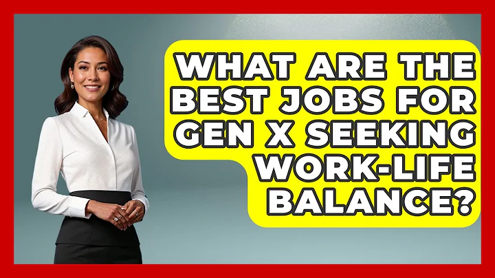 What Are the Best Jobs for Gen X Seeking Work-Life Balance? | The Gen X Rewind News