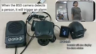 Mini MDVR AI Dashcam Driver fatigue detection Car Camera system for Car Truck