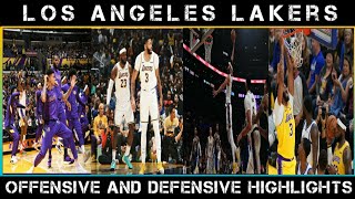 Lakers Preseason Best Offensive And Defensive Highlights 2019-2020