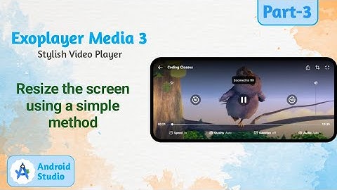 Exoplayer media3 Resize Screen in Android studio || Video Player Resize Screen #media3