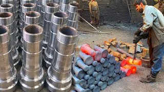 manufacturing axle spindle of heavy duty truck trailer || how truck trailer axle spindle are made