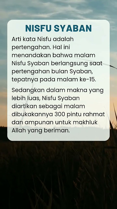 Nisfu syaban #shorts #islamic #nisfusyaban