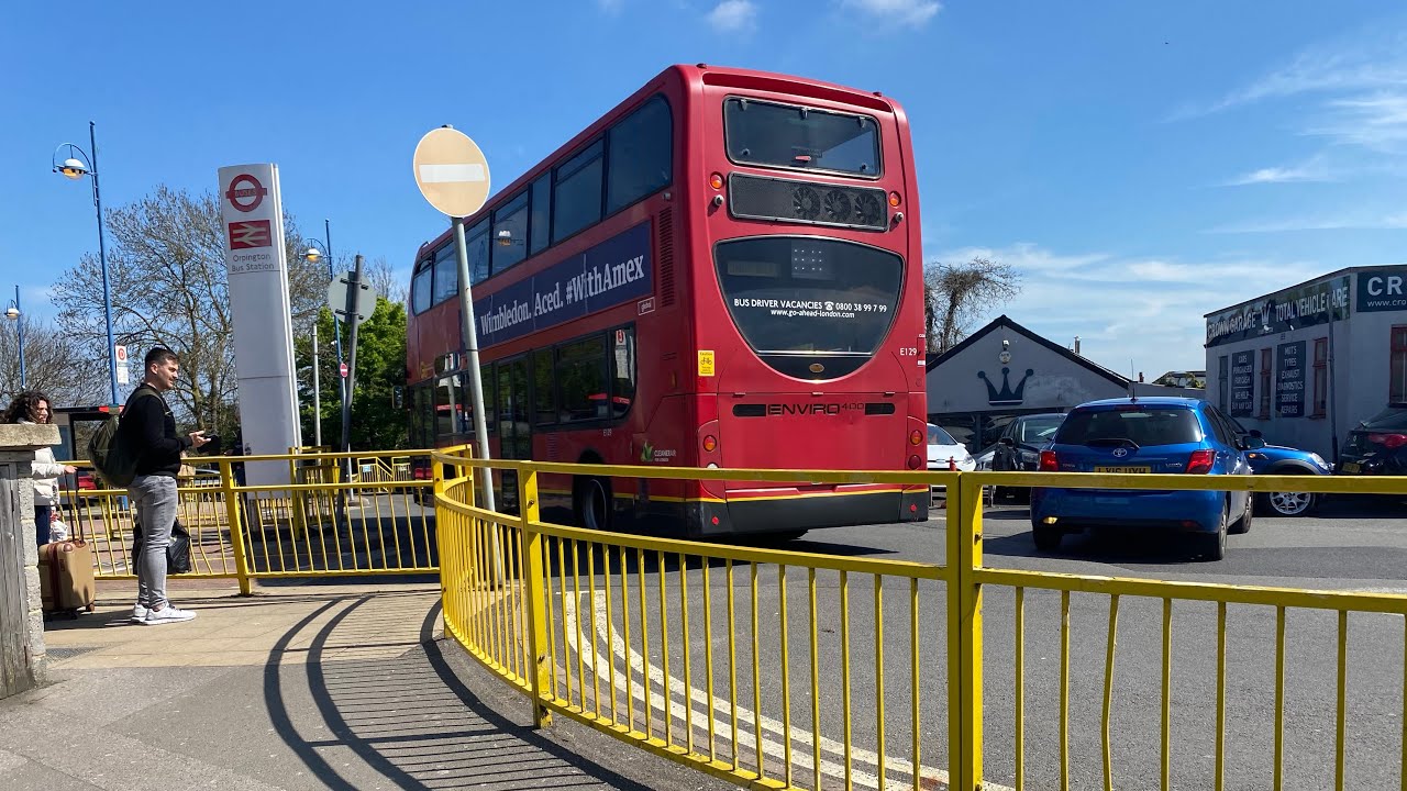 Go Ahead London Commercial ADL Enviro400 E129 SN60 BZA Route Rail 