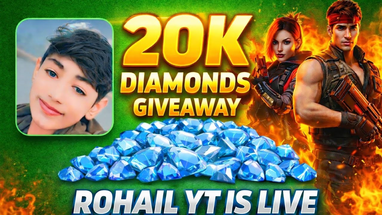 Rohail Rider ROHAIL FF GAMING 20K💎 is live! - YouTube