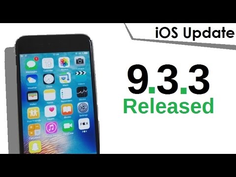 iOS 9.3.3 Released - All you need to know