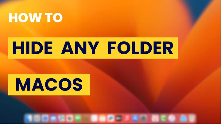 How To Hide Any File Or Folder On Mac Os