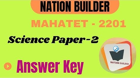 MAHATET 2021 PAPER 2 (SCIENCE) EXPECTED ANSWER KEY (SET-C) BY ASIF SHAIKH