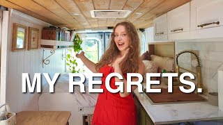 10 Regrets & Favorites in my DIY Camper Van
