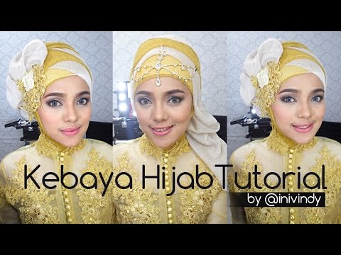  Kebaya Hijab Tutorial by IniVindy Hijabstyle ke Pesta 