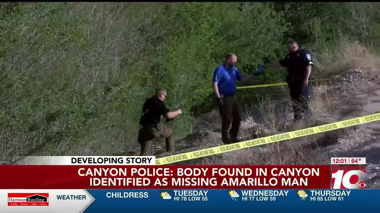 VIDEO: Canyon police identify missing Amarillo man found dead Monday ...