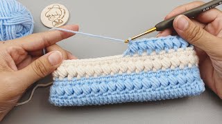 Crochet Mini Bag | Super Easy Crochet Purse Step by Step | Crochet Puff Stitch | ViVi Berry DIY