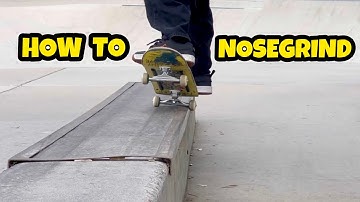 How To Nosegrind EASY [Skateboarding Trick Tip]
