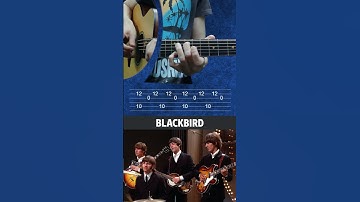 Thumbnail of The Beatles – Blackbird | Easy Guitar Tutorial (tabs)
