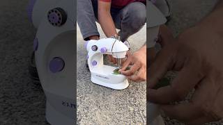 Mini Portable 2 Set Sewing Machine Unboxing & Testing 🧵