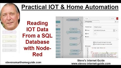 Reading IOT Data From a SQL Database with Node-Red
