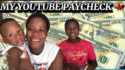 MY FIRST YOUTUBE PAYCHECK 😳| YOU WILL NOT BELIEVE HOW MUCH I MADE FEW MONTHS AFTER MONETIZATION 💃