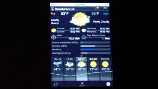 eWeather HD - Weather Forecast Premium App Review for iPhone screenshot 2