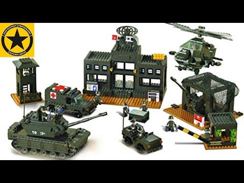Children Lego ARMY ♦ Sluban M38-B7100 Headquarter Set