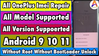 OnePlus 7 Pro imei repair Android 11 | All Oneplus Imei Repair Without Root And Bootloader Unlock