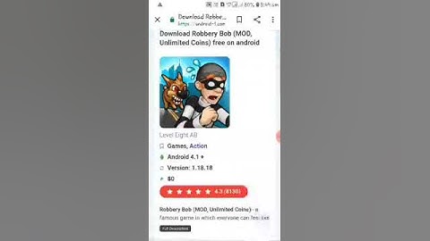 How to download robbery bob hacked version with easy trick👌👌