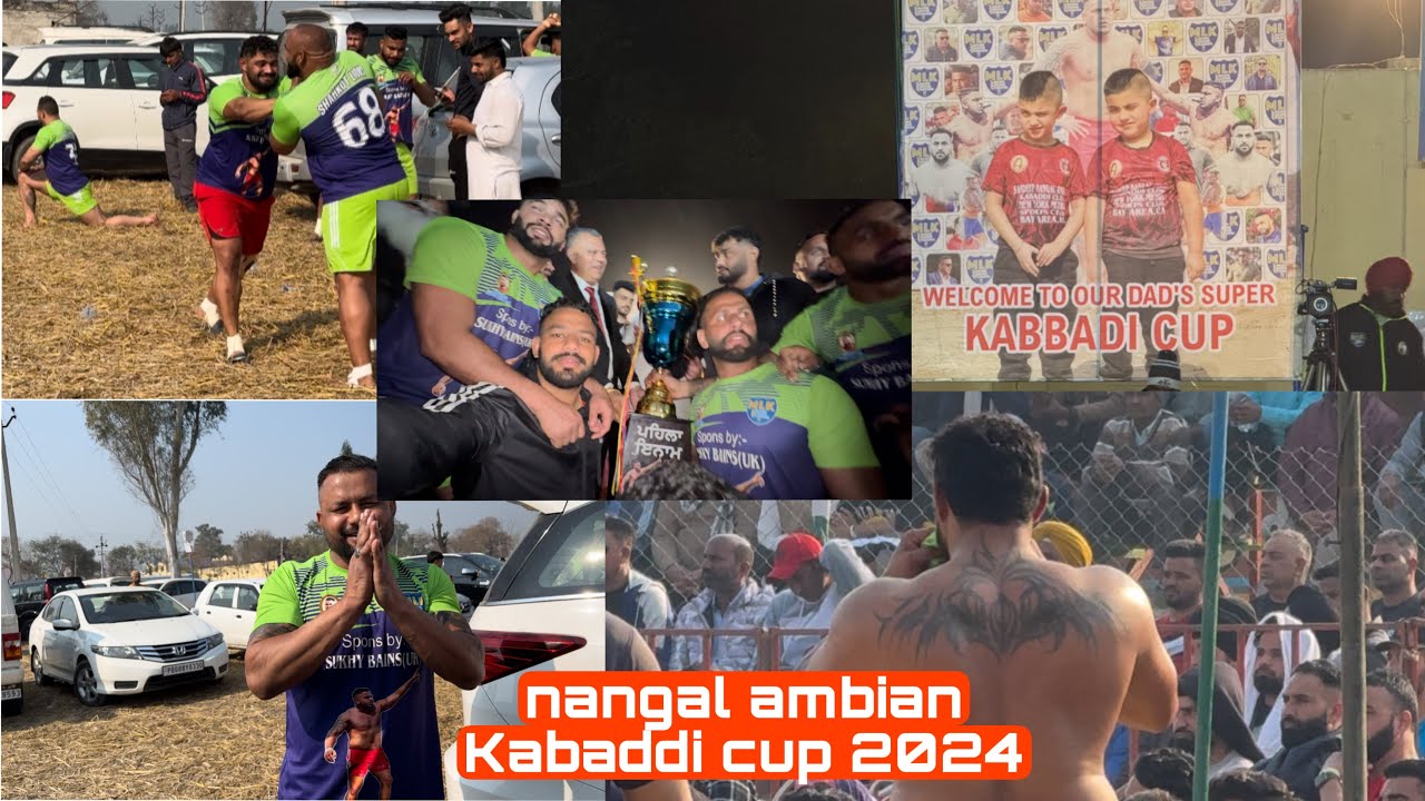 Nangal Ambian Kabaddi cup 2024 | SHAHKOT LIONS 🦁 | punjabi vlogger | Daljit Dhanoa