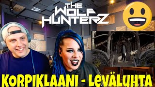 KORPIKLAANI - Leväluhta (OFFICIAL VIDEO) THE WOLF HUNTERZ Reactions