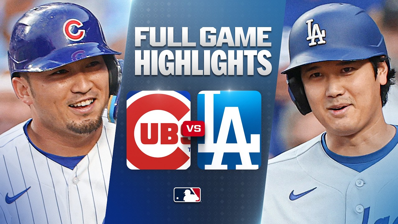 [MLB] 로스앤젤레스 다저스 vs 시카고 컵스 경기 하이라이트