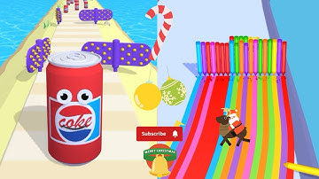 Juice run🥤 VS pencil run✏️ - All Levels Speed RunGameplay Android iOS 