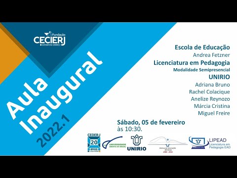 Aula Inaugural 1º semestre de 2022 - LIPEAD