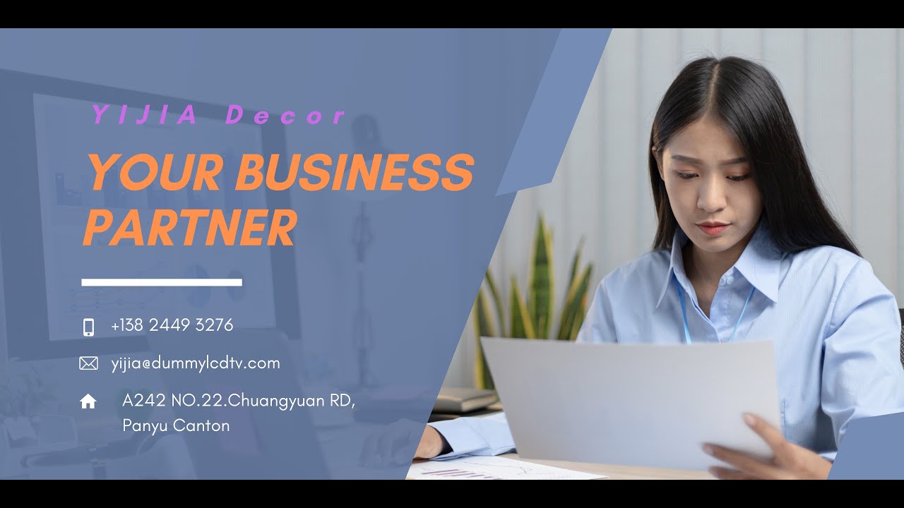 55" Dummy TV for Furniture Showrooms | Realistic Prop TV for Interior Design & Staging