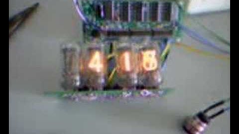 My first Nixie clock build