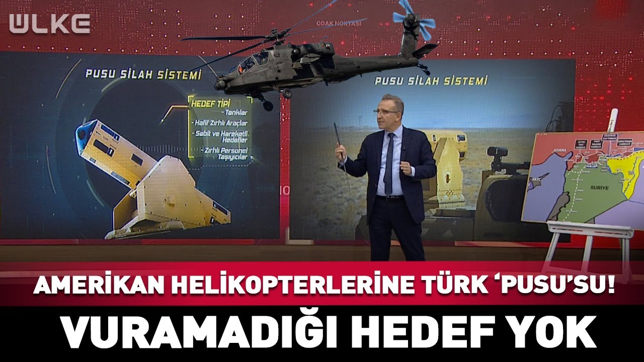ABD Helikopterlerine Türk 'Pusu'su...Vuramadığı Hedef Yok! #haber