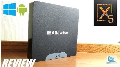 REVIEW: Alfawise X5 - Windows 10 + Android Mini PC!