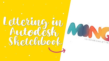 Lettering in Autodesk Sketchbook