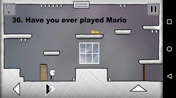 That level again 2 level 36 😳 have you ever played mario