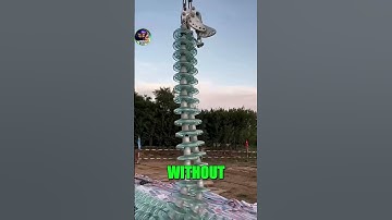 🩻⚡️😮 High Voltage Insulators: The Hidden Danger! #viral #curiosity