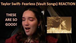 Taylor Swift- Fearless (Taylor&#39;s Version) (From The Vault) REACTION