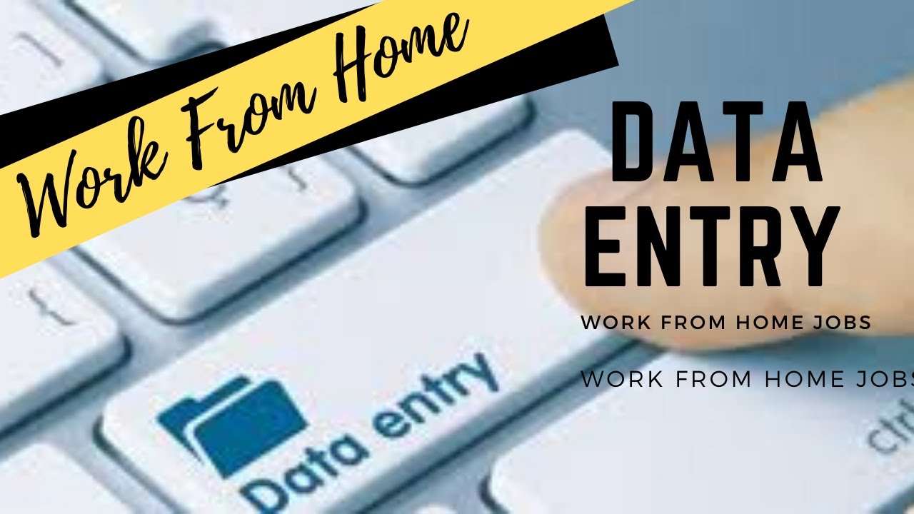 Data Entry Jobs - Work From Home! - YouTube