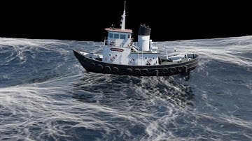 How to create an ocean and make objects float | Blender tutorial