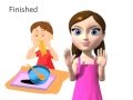 Finished - ASL sign for Finished - animated