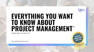 Learn Waterfall, Agile and Hybrid Project Management Online